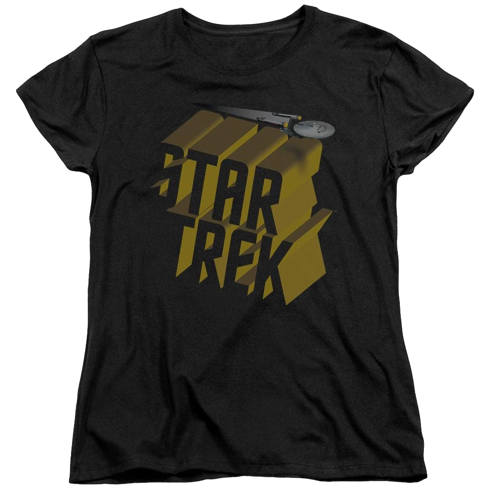 Star Trek 3d Logo Women's T-Shirt Women's T-Shirt Star Trek   