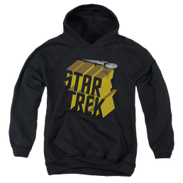 Star Trek The Original Series 3D Logo - Youth Hoodie Youth Hoodie (Ages 8-12) Star Trek   