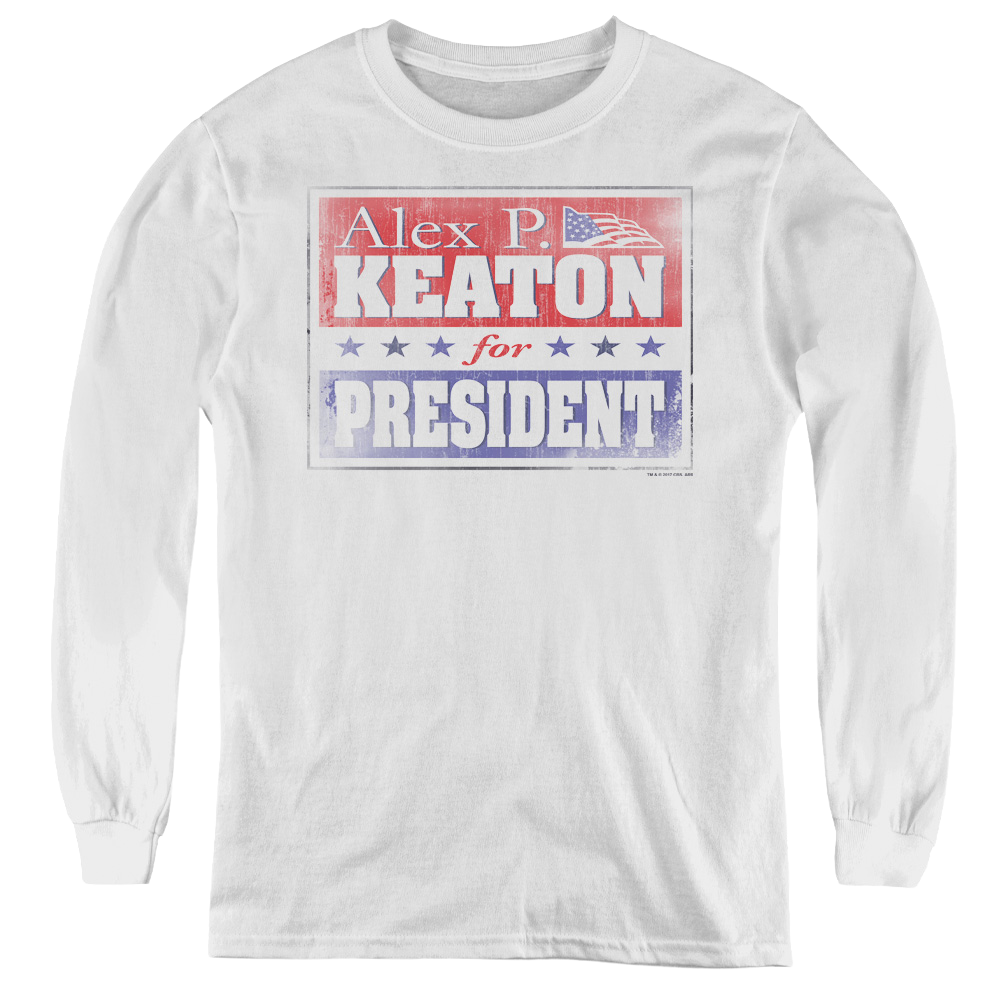 Family Ties Alex For President - Youth Long Sleeve T-Shirt Youth Long Sleeve T-Shirt Family Ties   