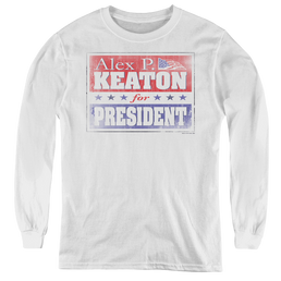 Family Ties Alex For President - Youth Long Sleeve T-Shirt Youth Long Sleeve T-Shirt Family Ties   
