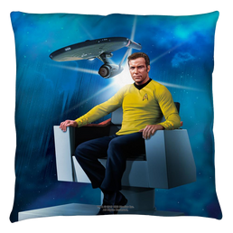 Star Trek Captains Chair Throw Pillow Throw Pillows Star Trek   