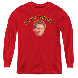 Happy Days Sit On It Malph - Youth Long Sleeve T-Shirt Youth Long Sleeve T-Shirt Happy Days   