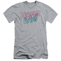 Happy Days Distressed Men's Slim Fit T-Shirt Men's Slim Fit T-Shirt Happy Days   