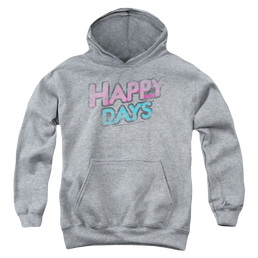 Happy Days Distressed Youth Hoodie (Ages 8-12) Youth Hoodie (Ages 8-12) Happy Days   