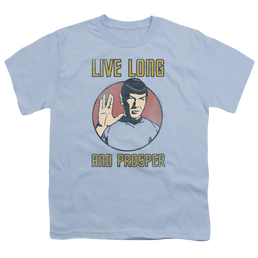 Star Trek The Original Series Long Life - Youth T-Shirt Youth T-Shirt (Ages 8-12) Star Trek   