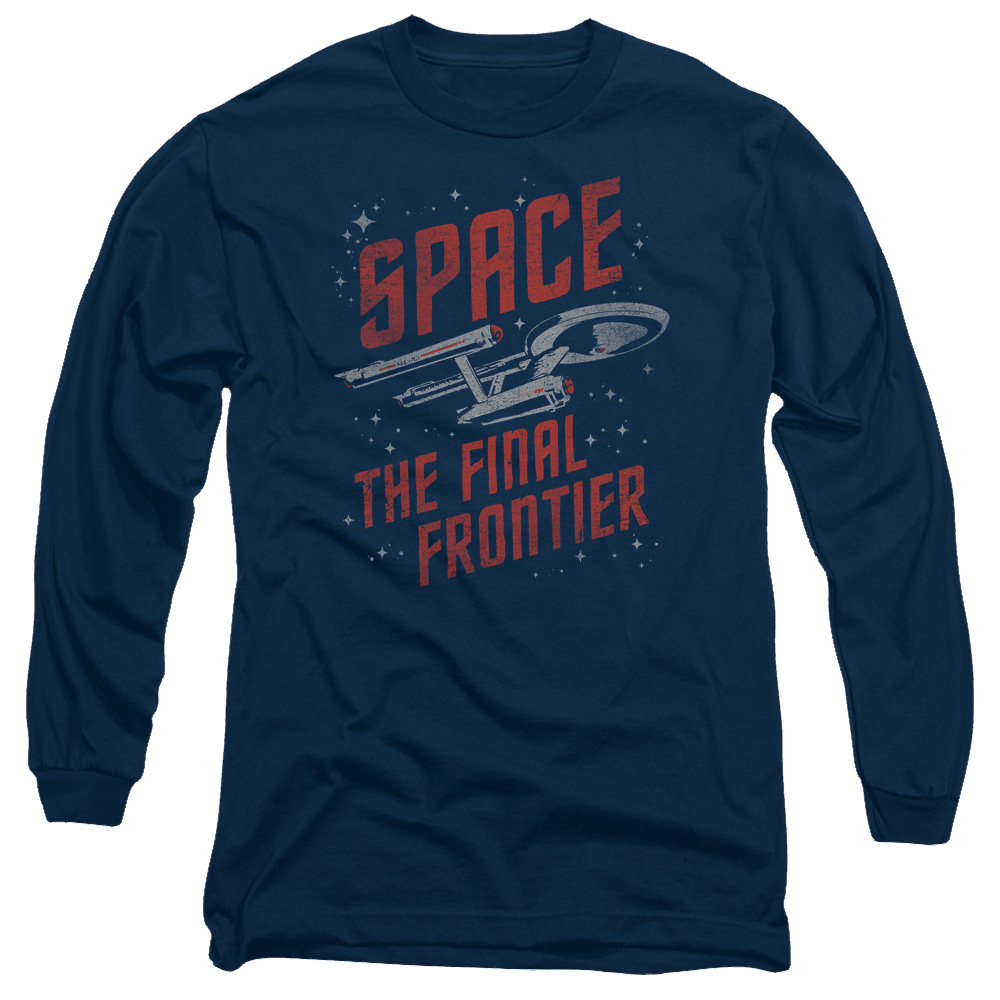 Star Trek Space Travel Men's Long Sleeve T-Shirt Men's Long Sleeve T-Shirt Star Trek   