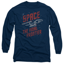 Star Trek Space Travel Men's Long Sleeve T-Shirt Men's Long Sleeve T-Shirt Star Trek   