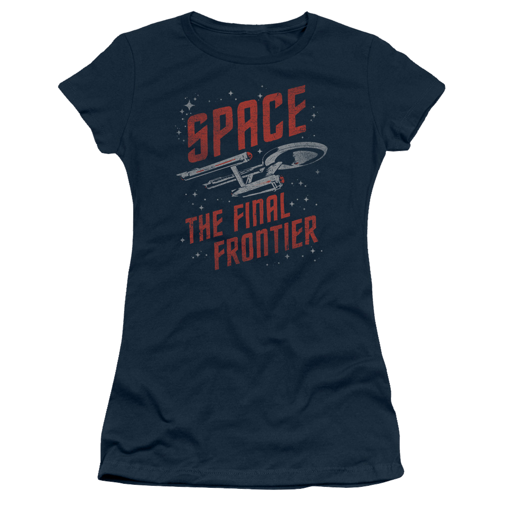 Star Trek Space Travel Juniors T-Shirt Juniors T-Shirt Star Trek   