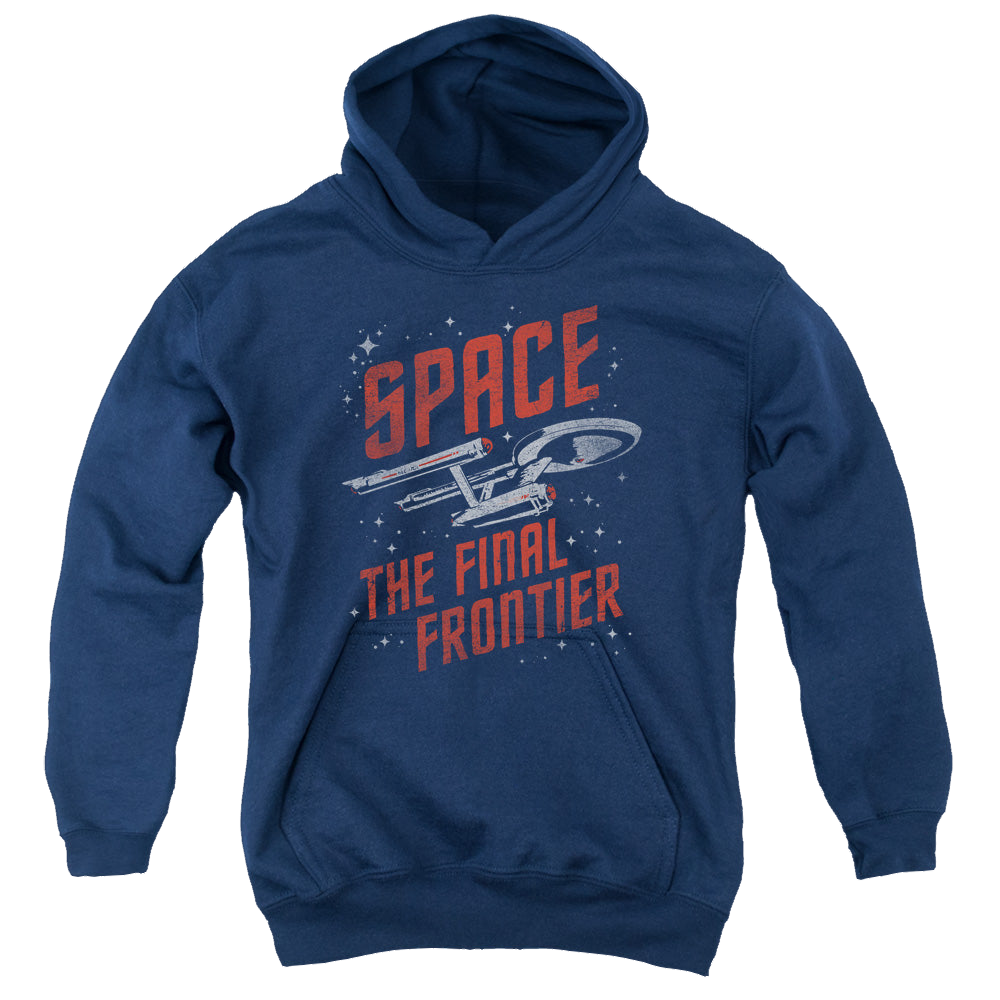 Star Trek The Original Series Space Travel - Youth Hoodie Youth Hoodie (Ages 8-12) Star Trek   
