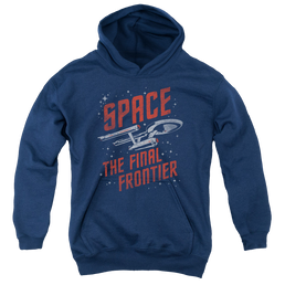 Star Trek The Original Series Space Travel - Youth Hoodie Youth Hoodie (Ages 8-12) Star Trek   