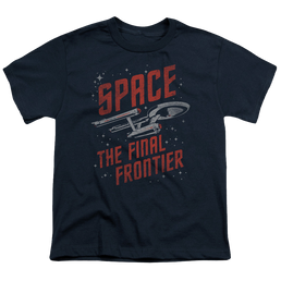 Star Trek The Original Series Space Travel - Youth T-Shirt Youth T-Shirt (Ages 8-12) Star Trek   