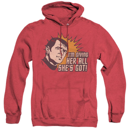 Star Trek The Original Series Everything - Heather Pullover Hoodie Heather Pullover Hoodie Star Trek   