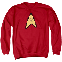 Star Trek 8 Bit Engineering Men's Crewneck Sweatshirt Men's Crewneck Sweatshirt Star Trek   
