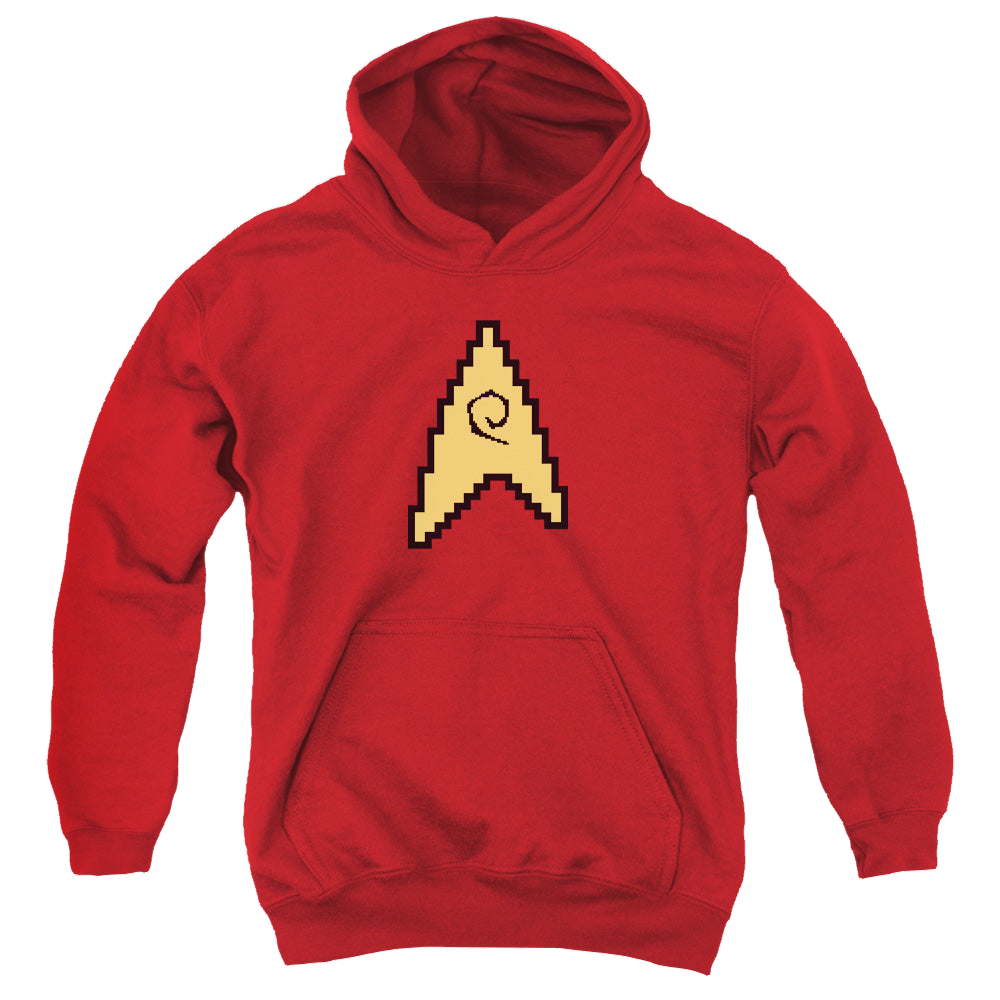 Star Trek The Original Series 8 Bit Engineering - Youth Hoodie Youth Hoodie (Ages 8-12) Star Trek   