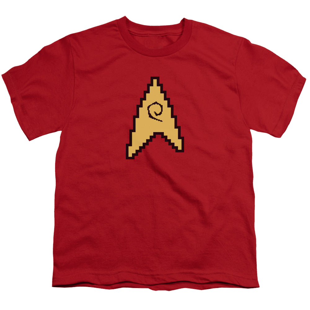 Star Trek The Original Series 8 Bit Engineering - Youth T-Shirt Youth T-Shirt (Ages 8-12) Star Trek   