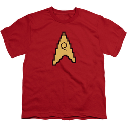 Star Trek The Original Series 8 Bit Engineering - Youth T-Shirt Youth T-Shirt (Ages 8-12) Star Trek   