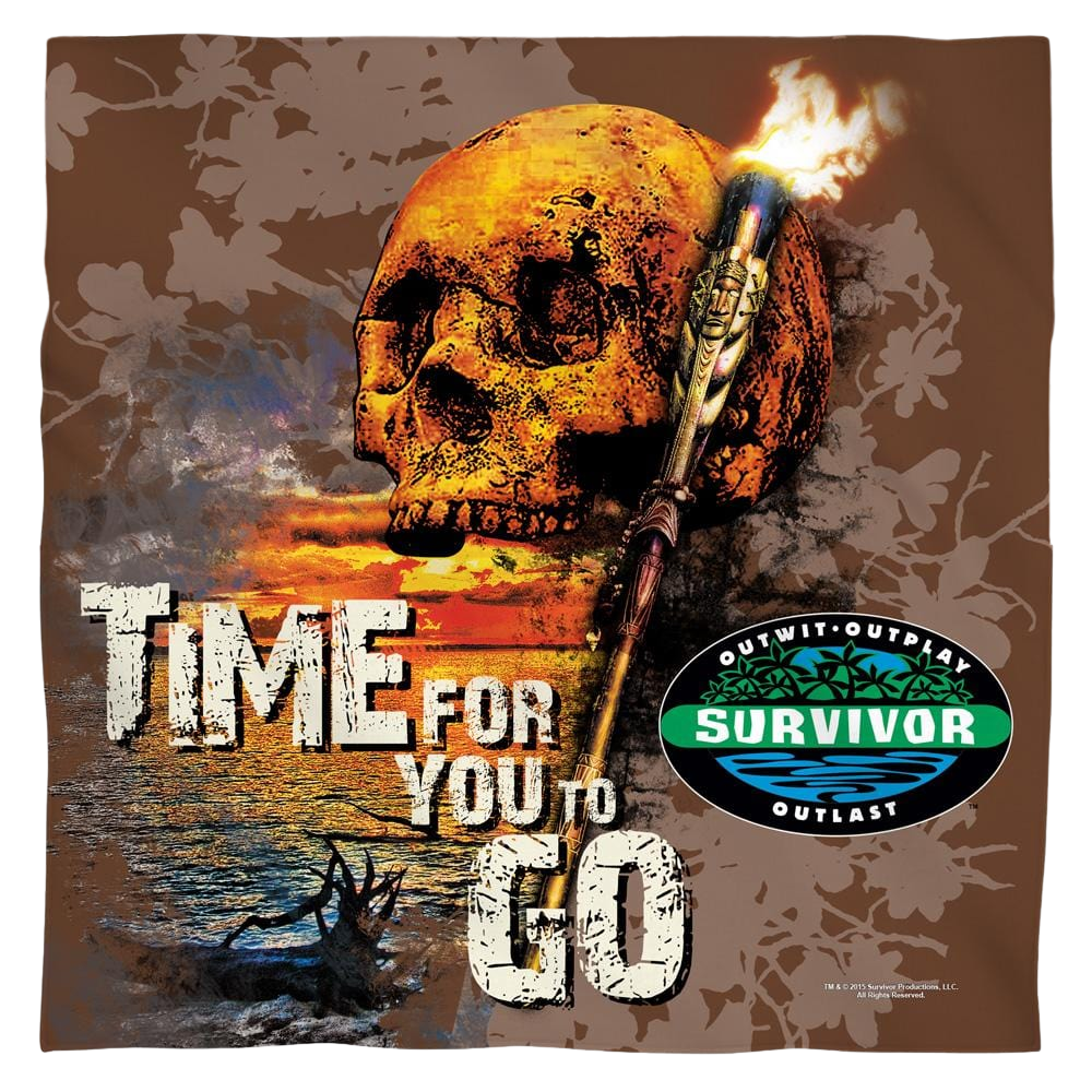 Survivor - Time To Go Bandana Bandanas Survivor   