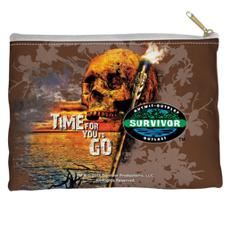 Survivor Time To Go - Straight Bottom Accessory Pouch Straight Bottom Accessory Pouches Survivor   