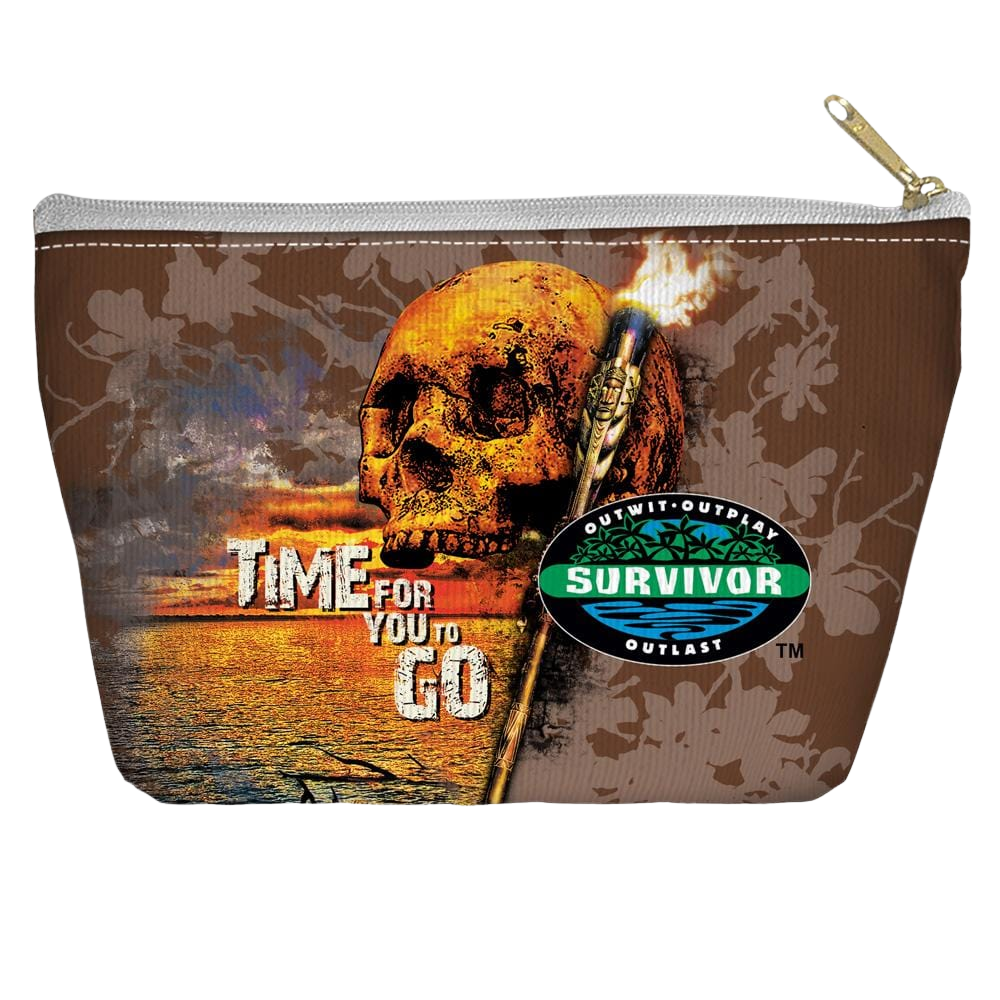 Survivor Time To Go - Straight Bottom Accessory Pouch T Bottom Accessory Pouches Survivor   
