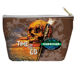Survivor Time To Go - Straight Bottom Accessory Pouch T Bottom Accessory Pouches Survivor   