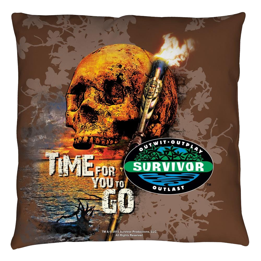Survivor Time To Go Throw Pillow Throw Pillows Survivor   