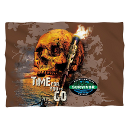 Survivor Time To Go (Front/Back Print) - Pillow Case Pillow Cases Survivor   
