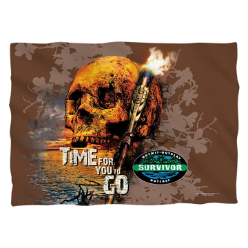 Survivor Time To Go (Front/Back Print) pillow case
