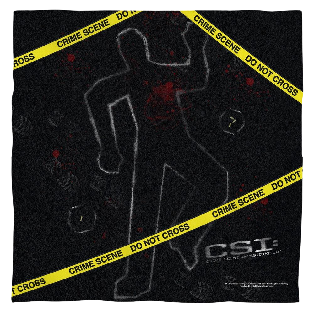 Csi - Outline - Bandana Bandanas CSI   