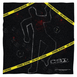 Csi - Outline - Bandana Bandanas CSI   