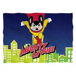 Mighty Mouse City Watch (Front/Back Print) - Pillow Case Pillow Cases Mighty Mouse   