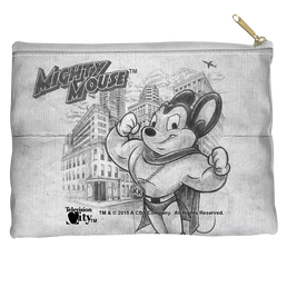 Mighty Mouse Sketch - Straight Bottom Accessory Pouch Straight Bottom Accessory Pouches Mighty Mouse   