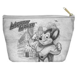Mighty Mouse Sketch - T Bottom Accessory Pouch T Bottom Accessory Pouches Mighty Mouse   