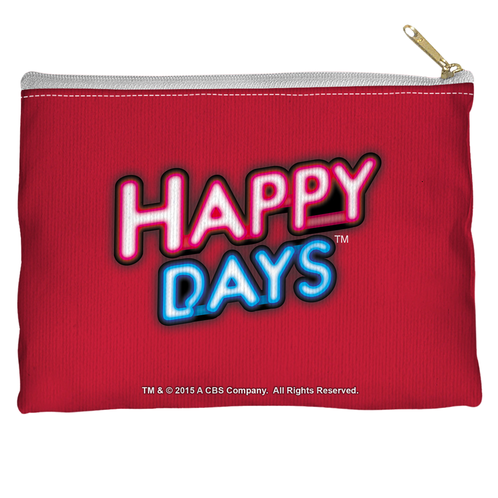 Happy Days Red Fonz - Straight Bottom Accessory Pouch Straight Bottom Accessory Pouches Happy Days   