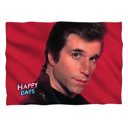 Happy Days Red Fonz (Front/Back Print) - Pillow Case Pillow Cases Happy Days   