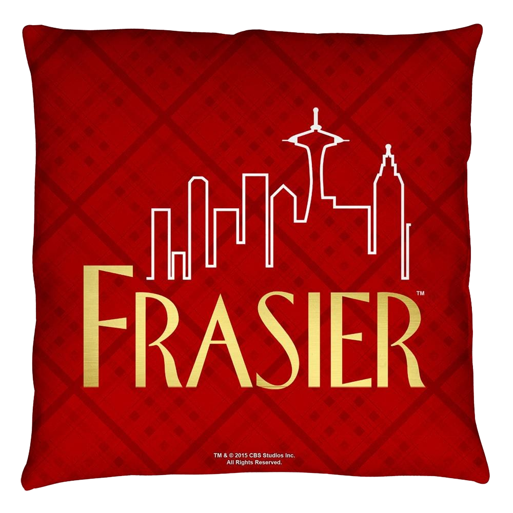 Frasier Logo Throw Pillow Throw Pillows Frasier   