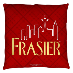 Frasier Logo Throw Pillow Throw Pillows Frasier   