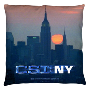 CSI New York City Logo throw pillow