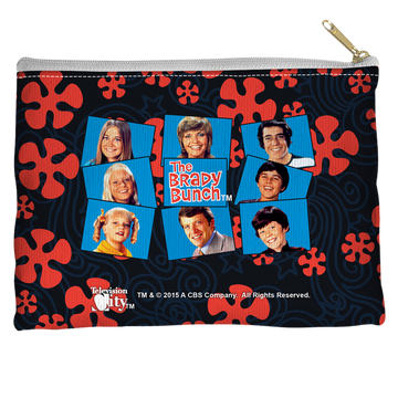Brady Bunch Squares - Straight Bottom Accessory straight bottom pouch