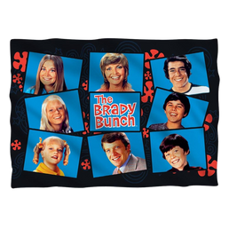 Brady Bunch, The Squares (Front/Back Print) - Pillow Case Pillow Cases Brady Bunch   