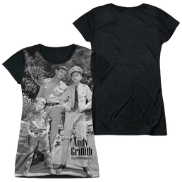 Andy Griffith Lawmen - Juniors Black Back T-Shirt Juniors Black Back T-Shirt Andy Griffith Show   
