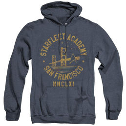 Star Trek The Original Series Collegiate Bridge - Heather Pullover Hoodie Heather Pullover Hoodie Star Trek   