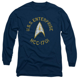 Star Trek Collegiate Men's Long Sleeve T-Shirt Men's Long Sleeve T-Shirt Star Trek   