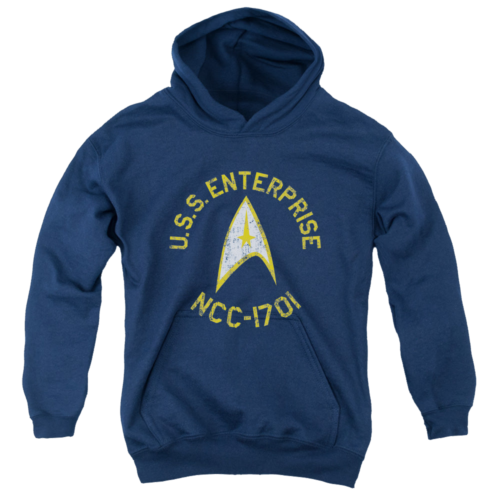 Star Trek The Original Series Collegiate - Youth Hoodie Youth Hoodie (Ages 8-12) Star Trek   