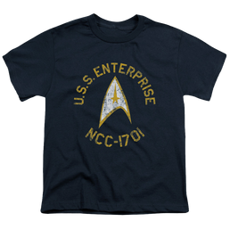 Star Trek The Original Series Collegiate - Youth T-Shirt Youth T-Shirt (Ages 8-12) Star Trek   