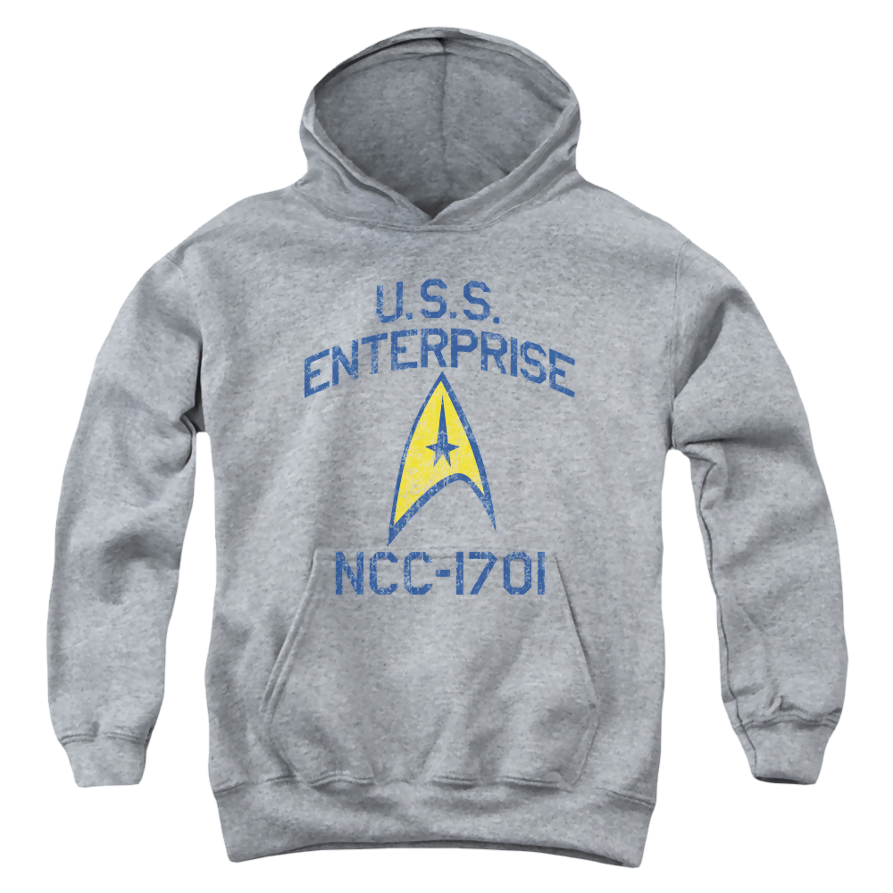 Star Trek The Original Series Collegiate Arch - Youth Hoodie Youth Hoodie (Ages 8-12) Star Trek   
