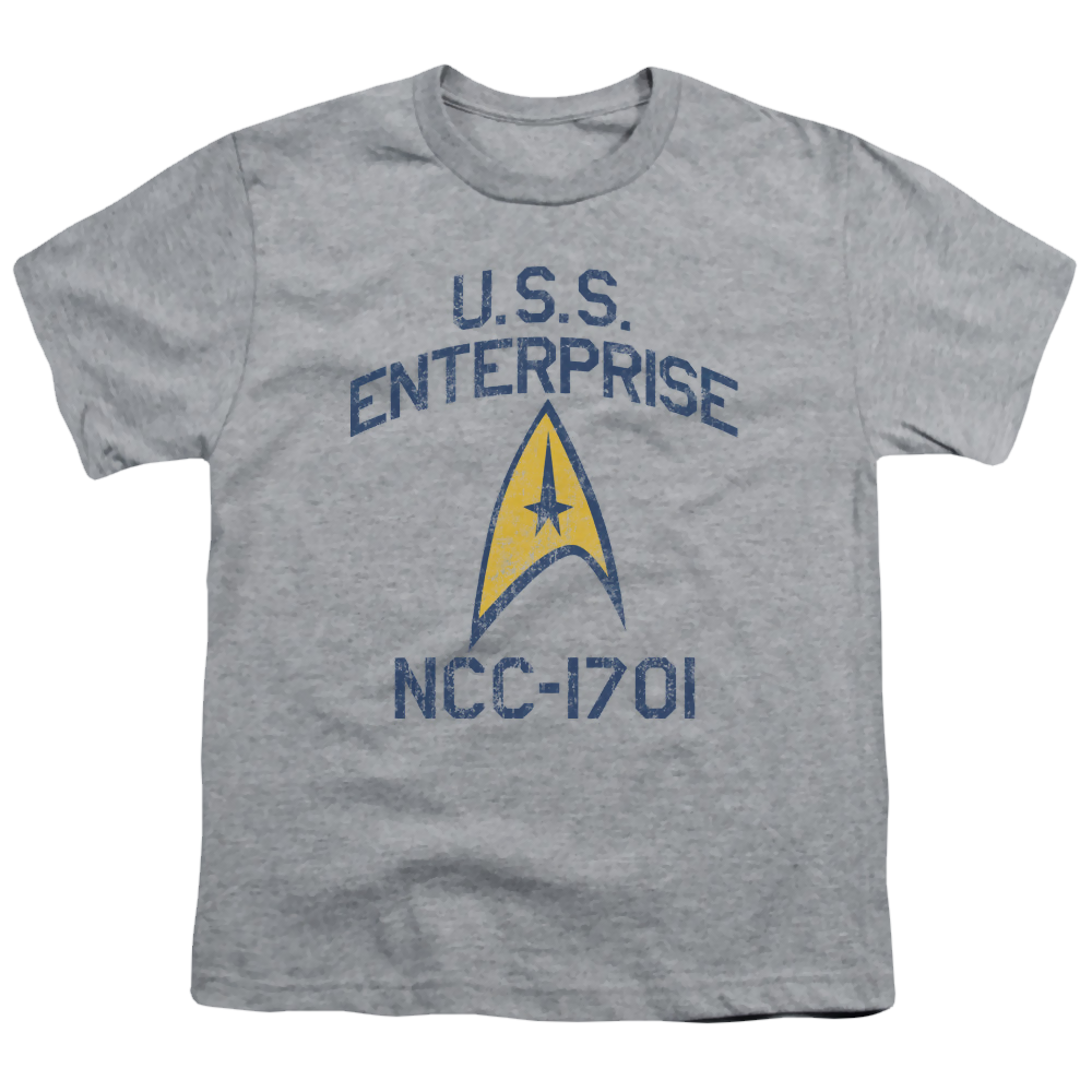 Star Trek The Original Series Collegiate Arch - Youth T-Shirt Youth T-Shirt (Ages 8-12) Star Trek   