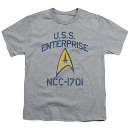 Star Trek The Original Series Collegiate Arch - Youth T-Shirt Youth T-Shirt (Ages 8-12) Star Trek   