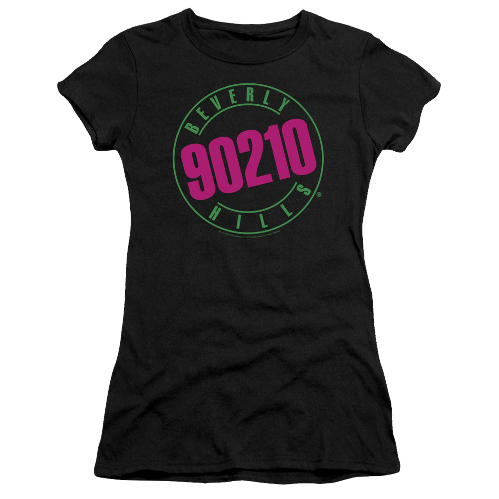 Beverly Hills 90210 Neon - Juniors T-Shirt Juniors T-Shirt Beverly Hills 90210   