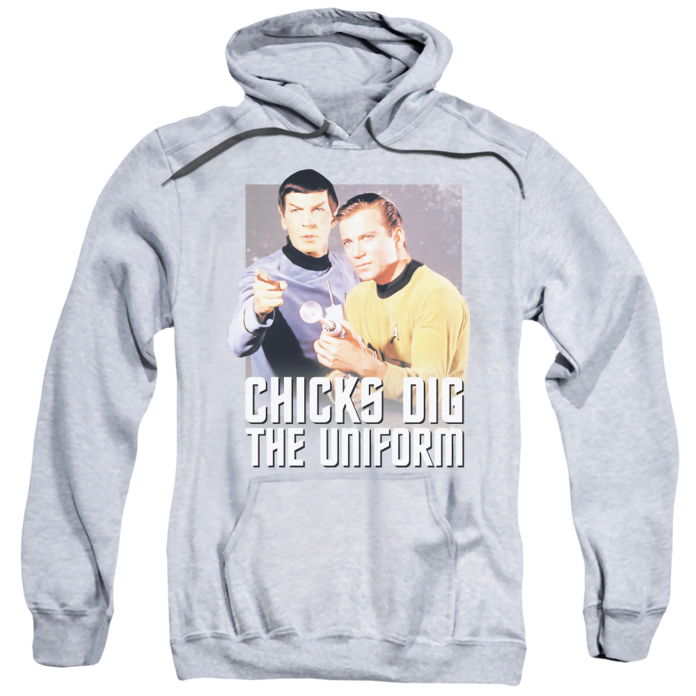 Star Trek The Original Series Chicks Dig - Pullover Hoodie Pullover Hoodie Star Trek   