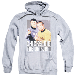 Star Trek The Original Series Chicks Dig - Pullover Hoodie Pullover Hoodie Star Trek   